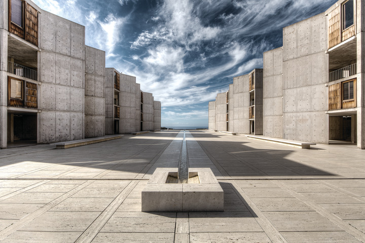 Salk Institute of Biological Studies, Designed by Louis Kahn