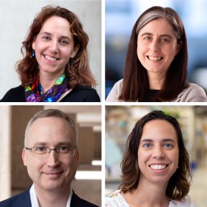 From top left:  Susan Kaech and Nicola Allen. From bottom left: Axel Nimmerjahn and Diana Hargreaves.