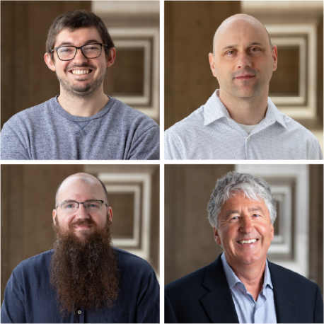 From top left: Wesley Cochrane and Grant Bare. From bottom left: David Horning and Gerald Joyce.