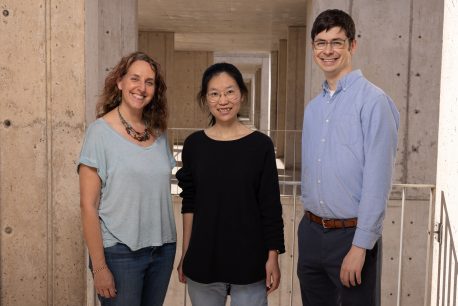 From left: Susan Kaech, Shixin Ma, and Thomas Mann.