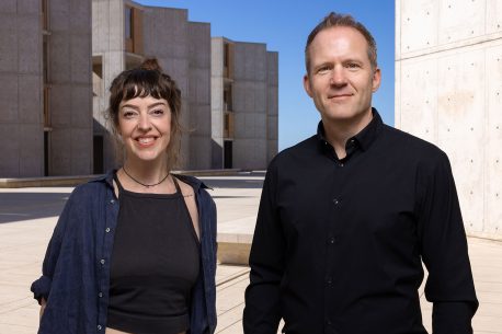 From left: Charlotte Miller and Wolfgang Busch.