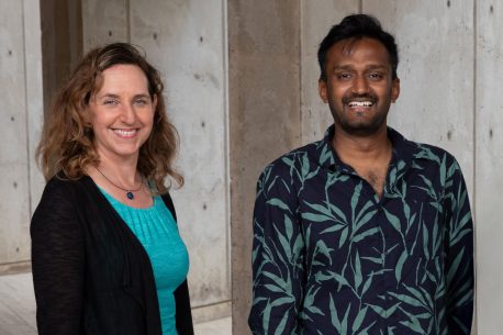 From left: Susan Kaech and Siva Karthik Varanasi.